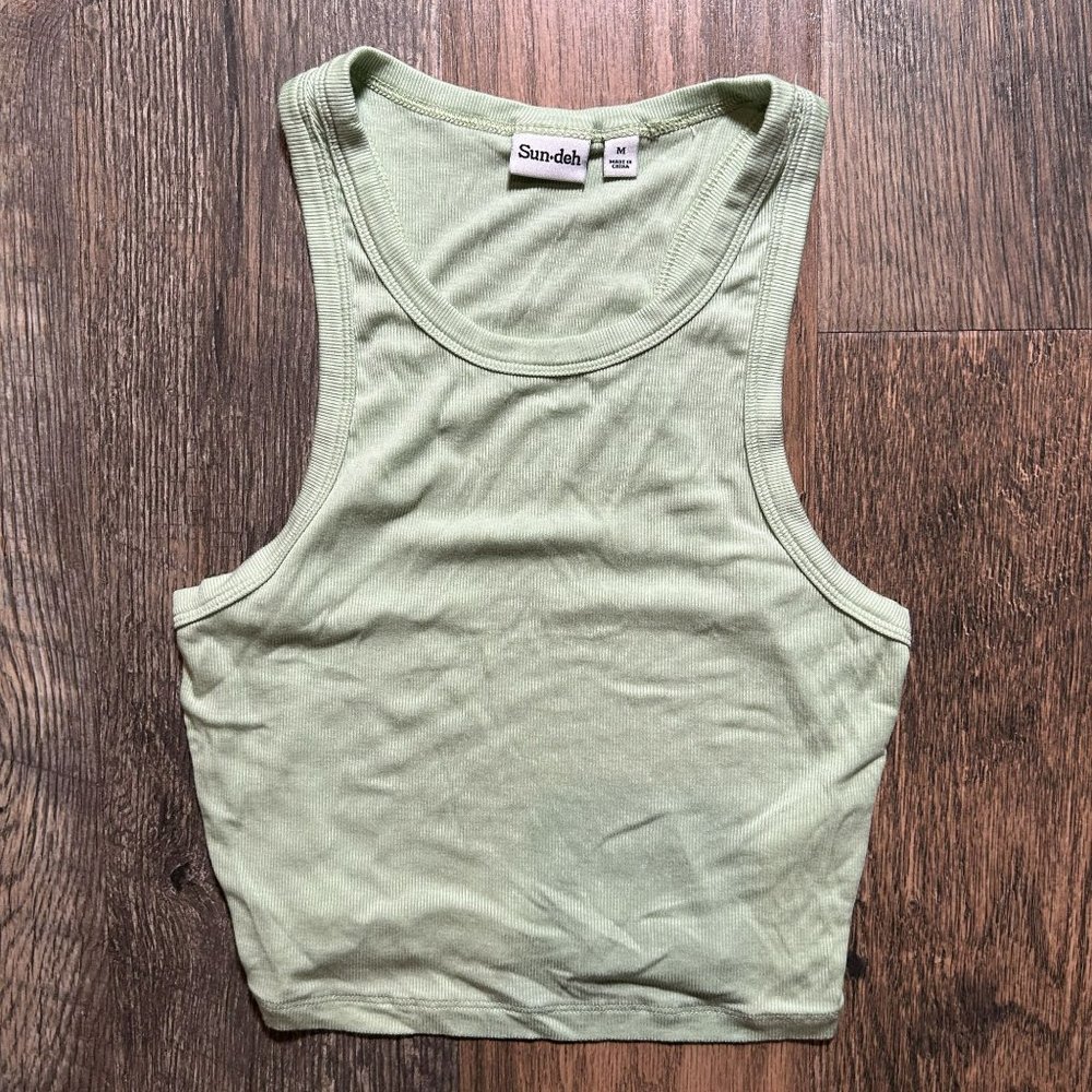 Sunday Best Green Tank Top
